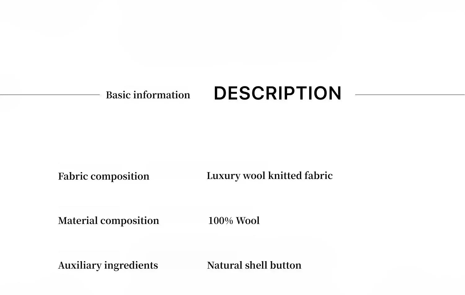 "Letter from Munich" elastic skin-friendly all-wool sweater women&