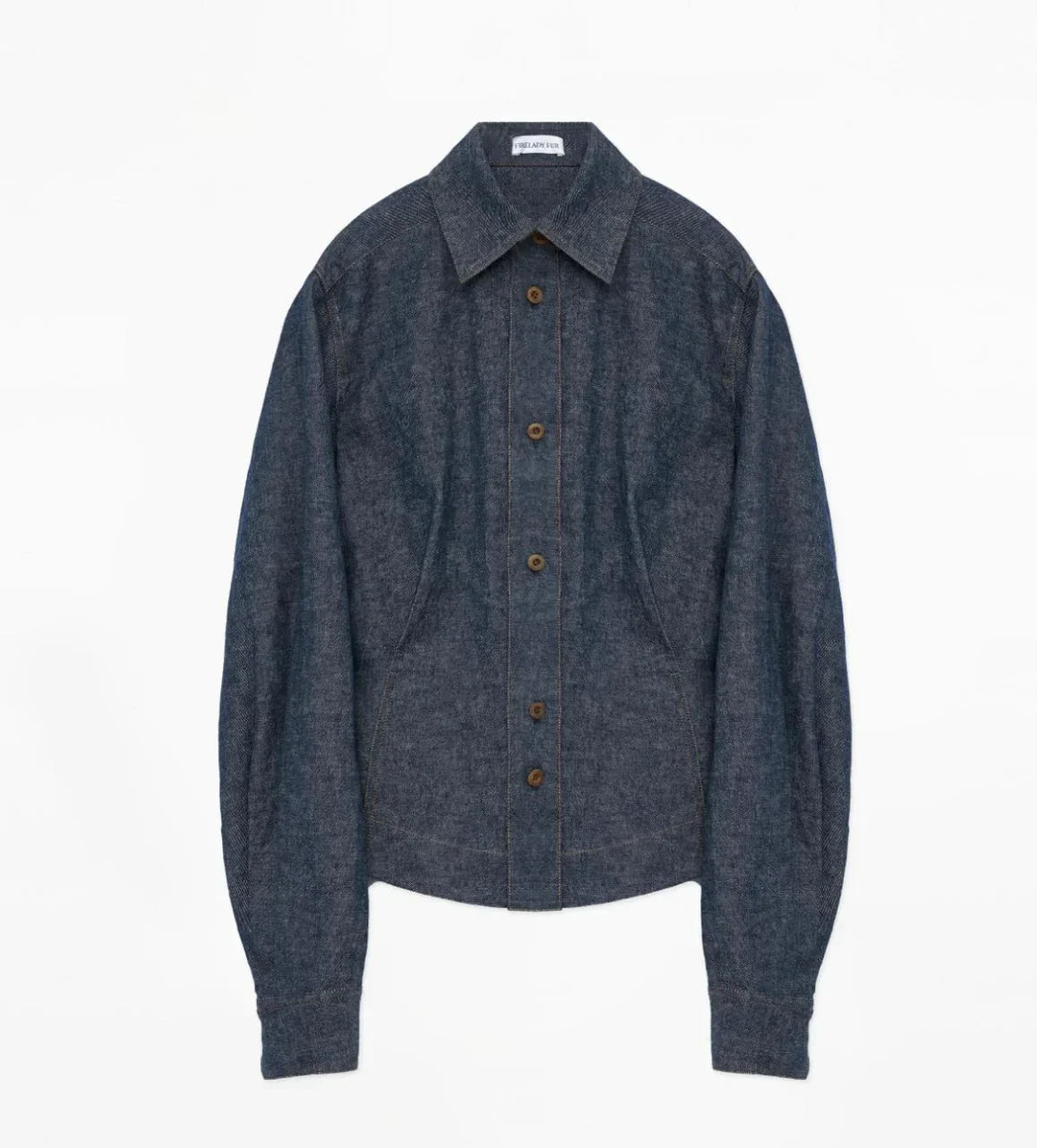 "Berlin Afternoon Tea" Refreshing breathable twill linen deconstructed silhouette old money style waist shirt top - Modz Designs