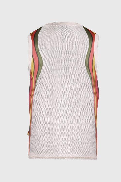 7eventies Crochet Knit Sleeveless Vest - Modz Designs