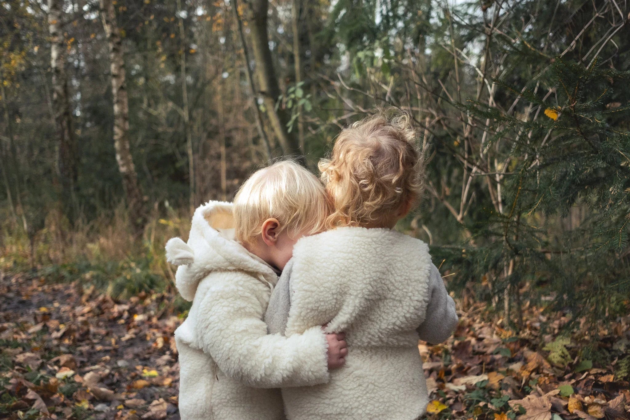 Baby/Kid Virgin Wool Vest - White/Red