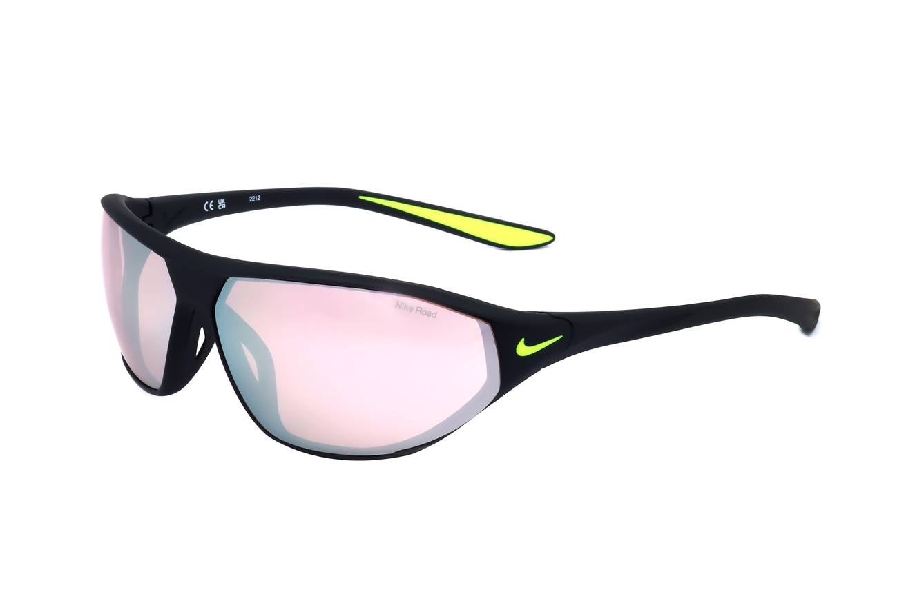NIKE SUNGLASSES Mod. AERO SWIFT MATTE BLACK ROAD CHROME
