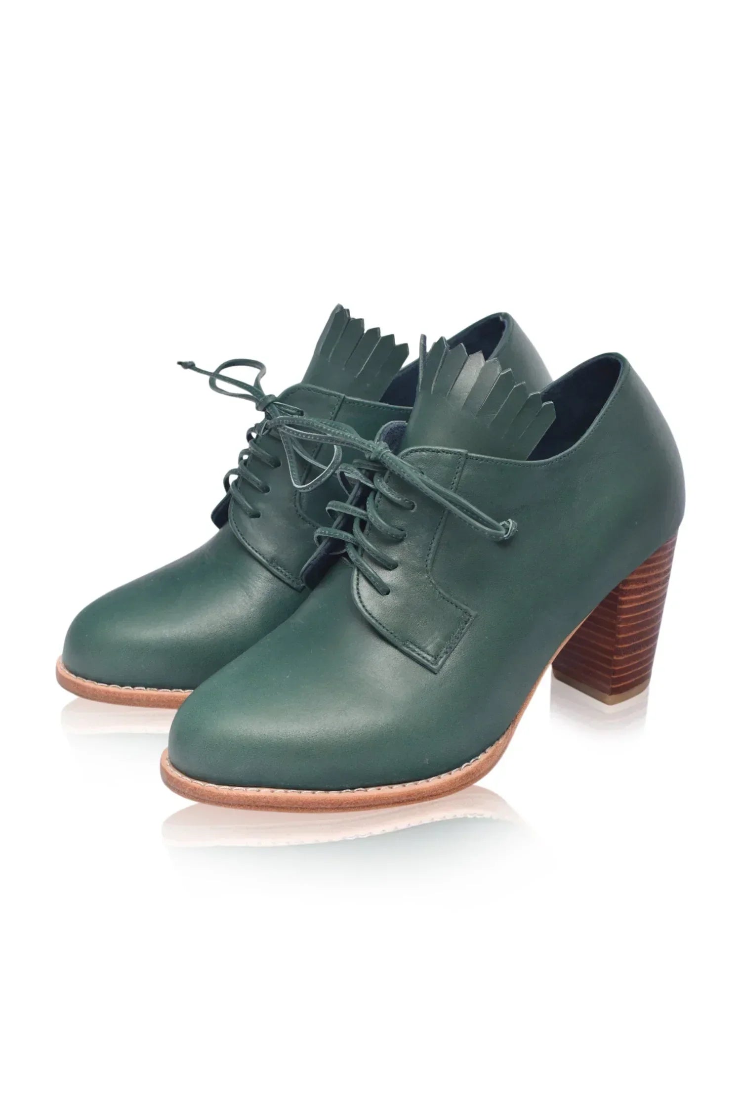 Lyon Lace-up Leather Oxfords - Modz Designs