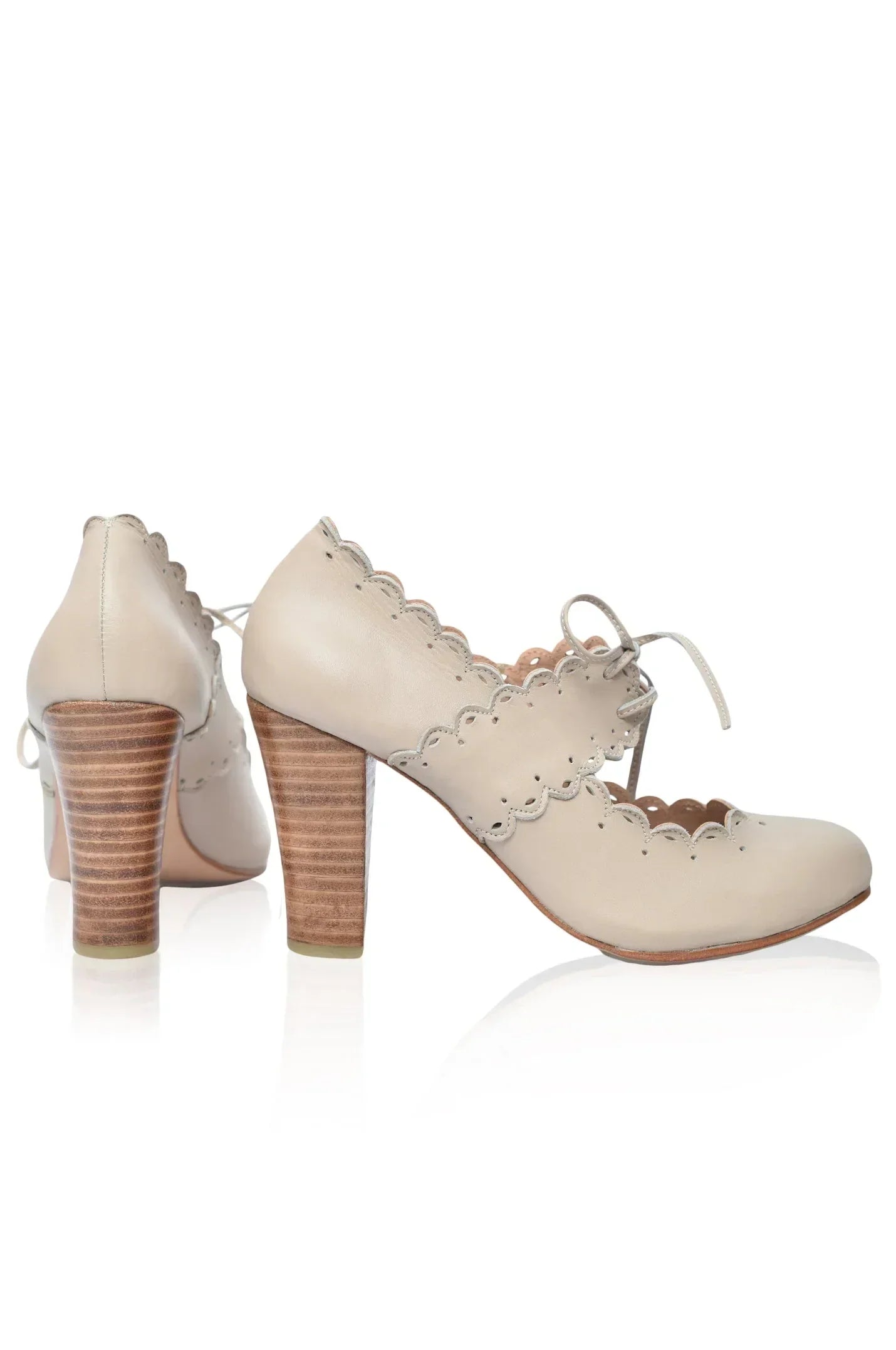 Paradise Bird Leather Heels - Modz Designs