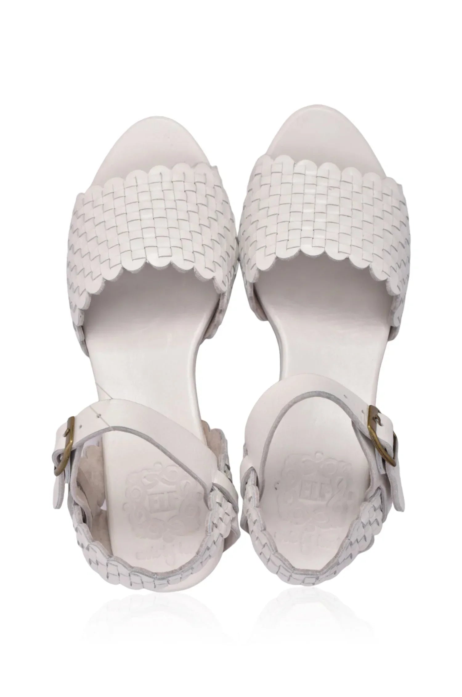 Sicily Wooden Heel Woven Sandals (Sz. 10) - Modz Designs