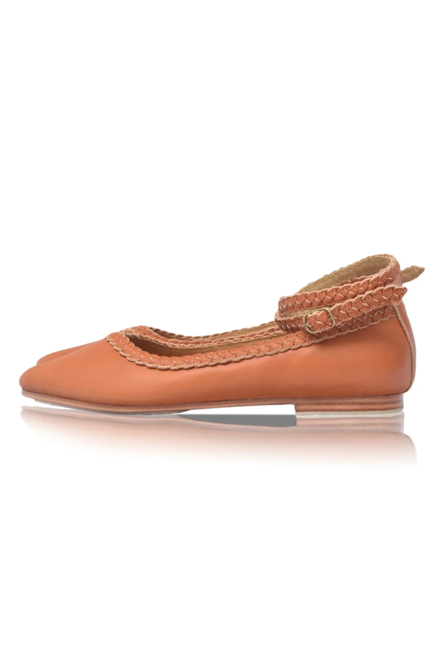 Soiree Pointy Toe Leather Ballet Flats - Modz Designs