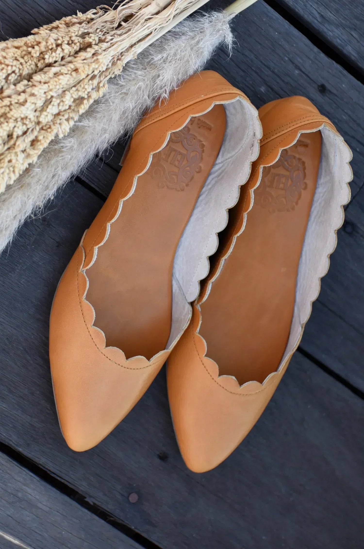 Valentina Leather Ballet Flats - Modz Designs