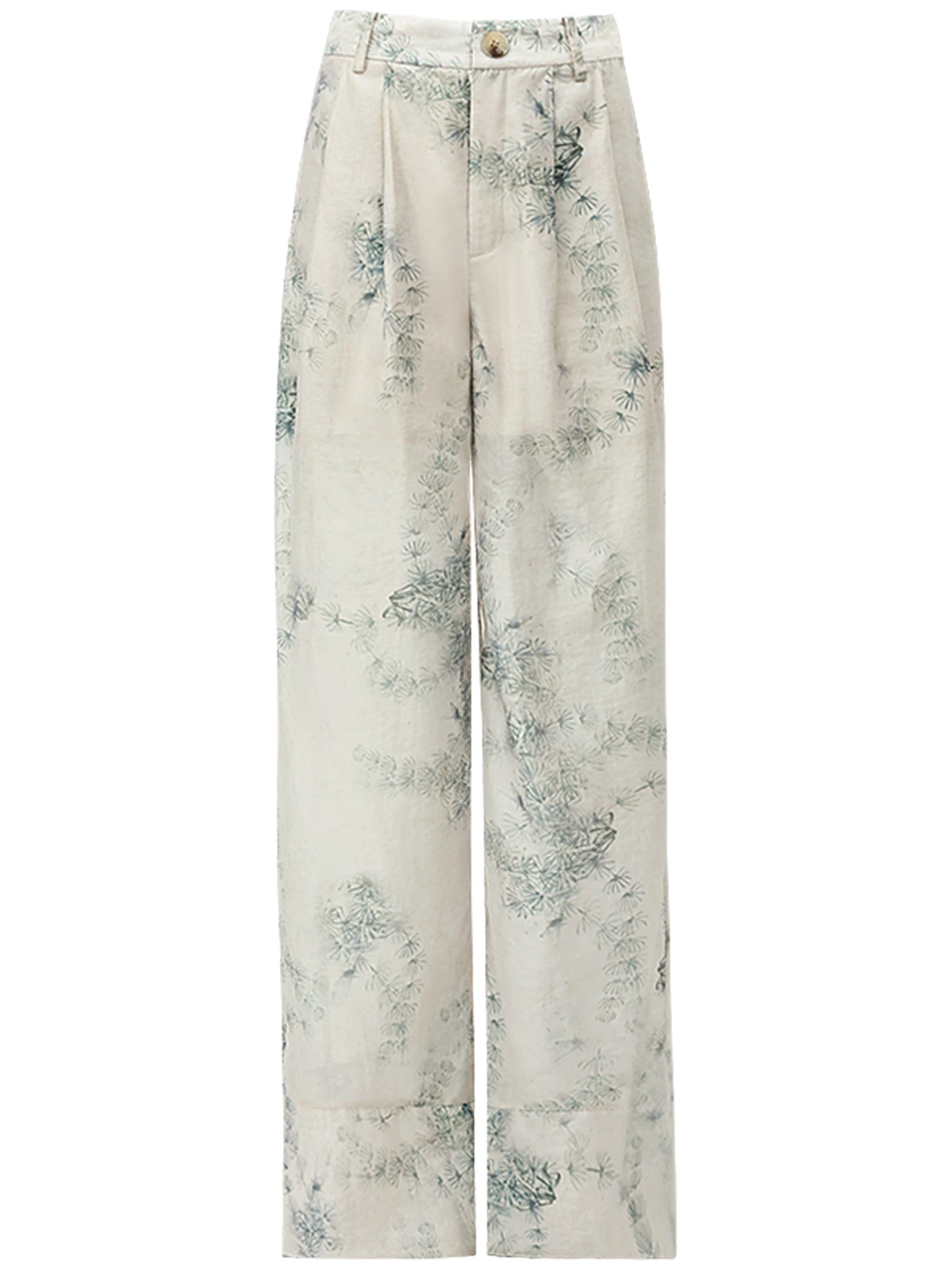 Lightweight Green Straight Leg Pants - Modz Designs