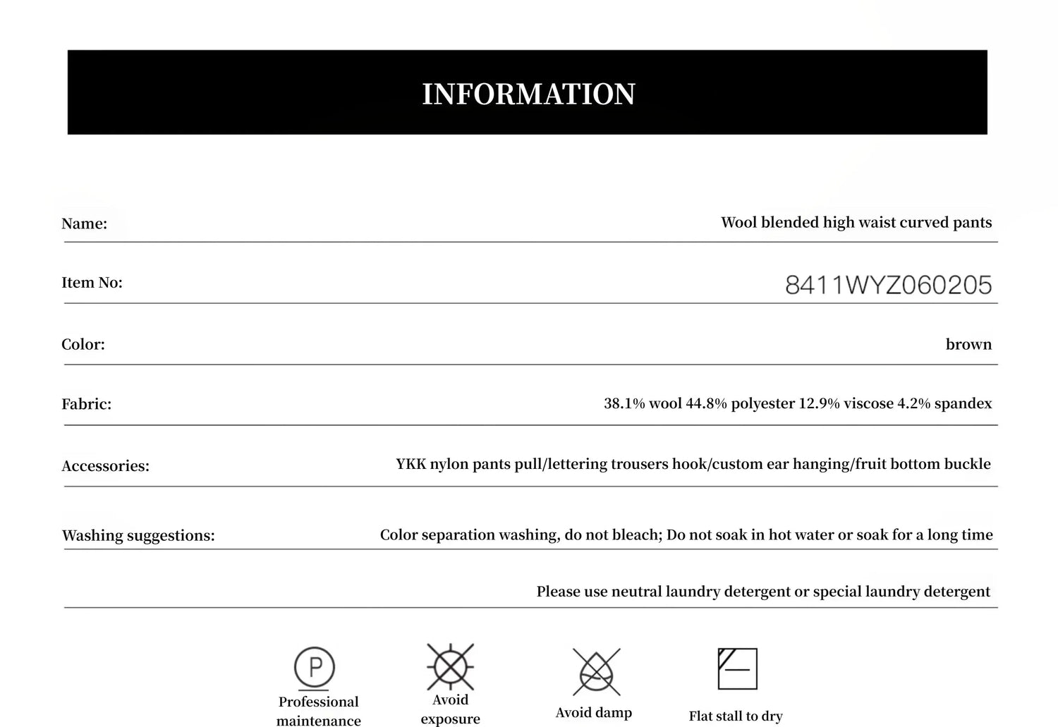 "Nostalgic Stroll" Wool Blended High Waist Curved Scimitar Casual Pants for Women - Modz Designs