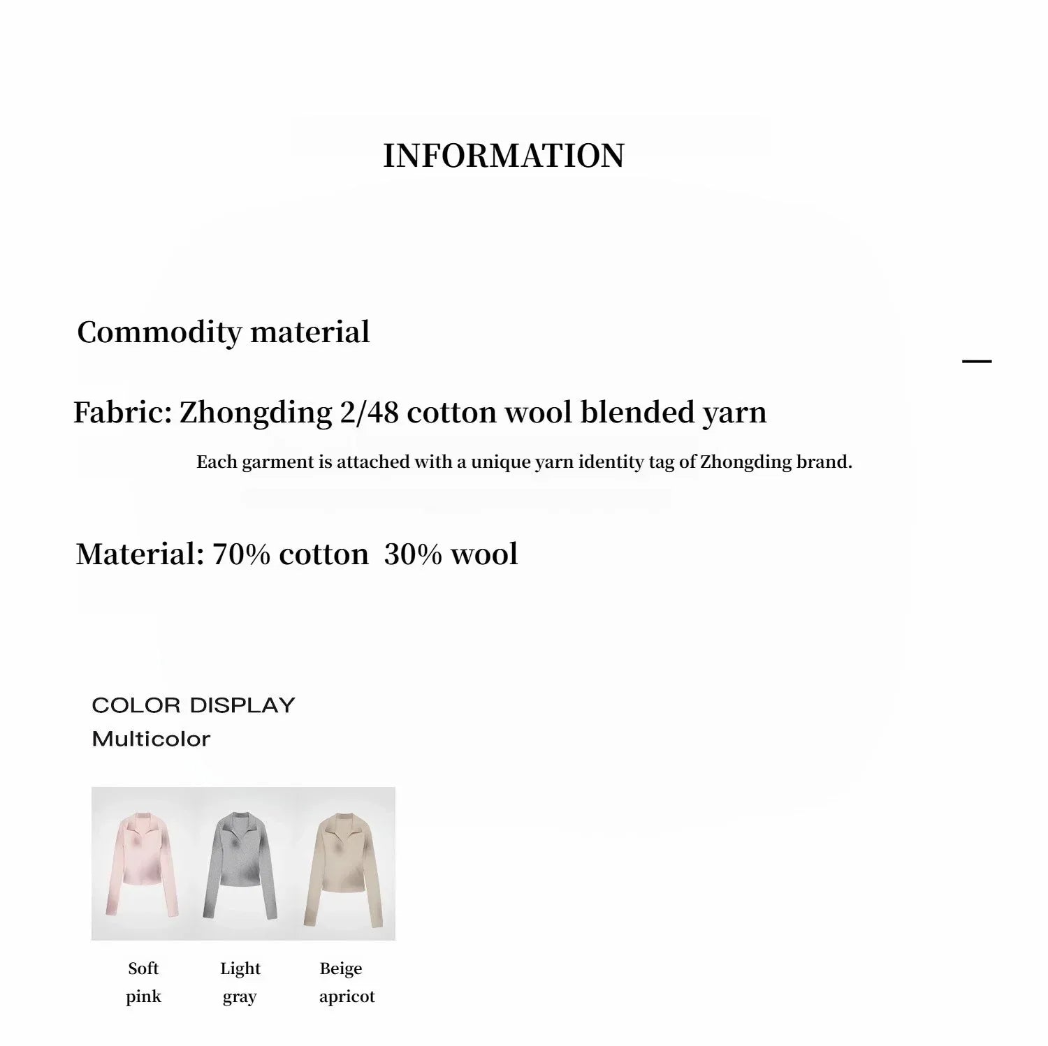 "Artistic Abstract" sfumato distressed printed merino wool waisted polo collar long sleeve short knit sweater - Modz Designs