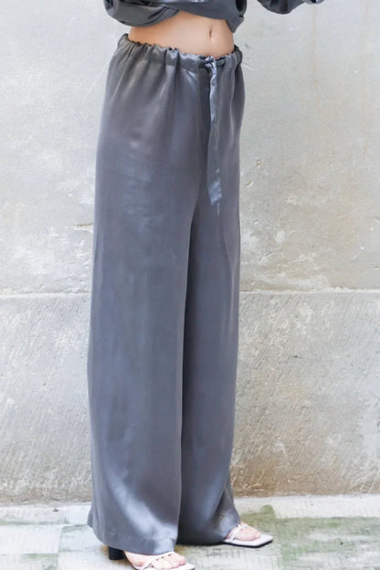 Low Waist Long Wide Pants 100% Bemberg - Modz Designs