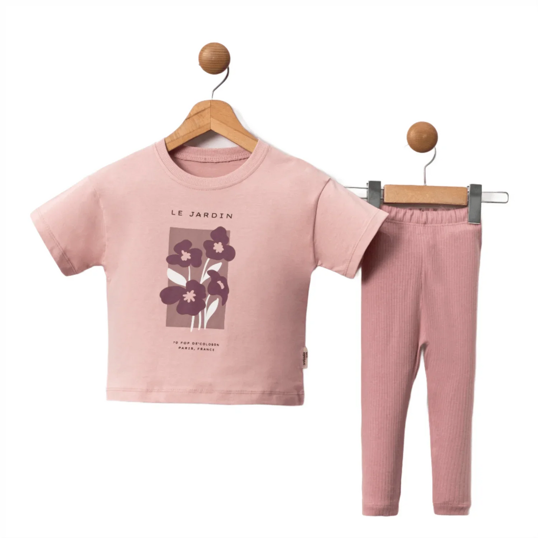 girls t-shirt and leggings set