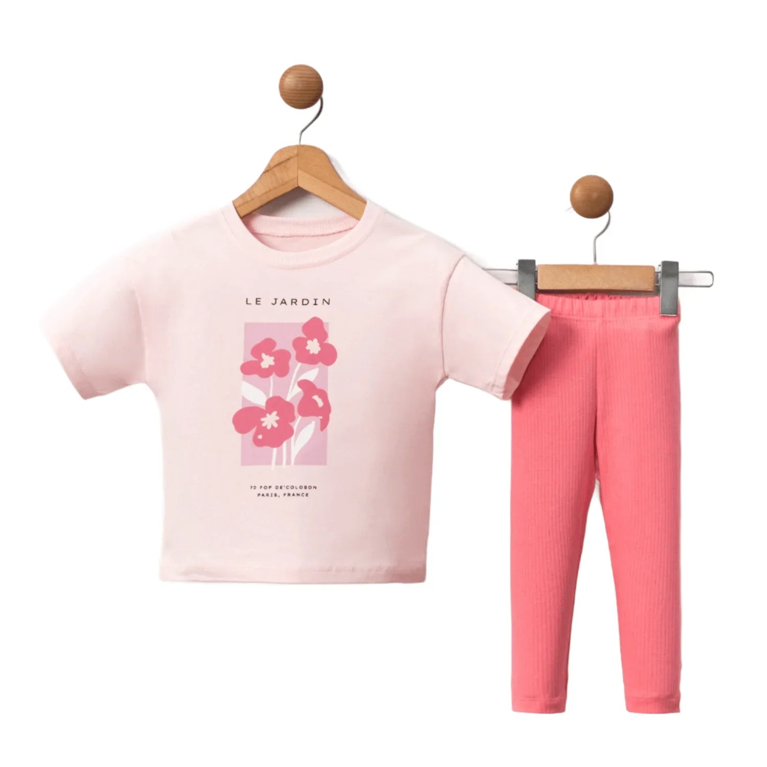 girls t-shirt and leggings set