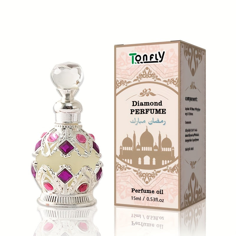 Luxury Dubai Floral Perfume Oil for Women in an elegant bottle with packaging.