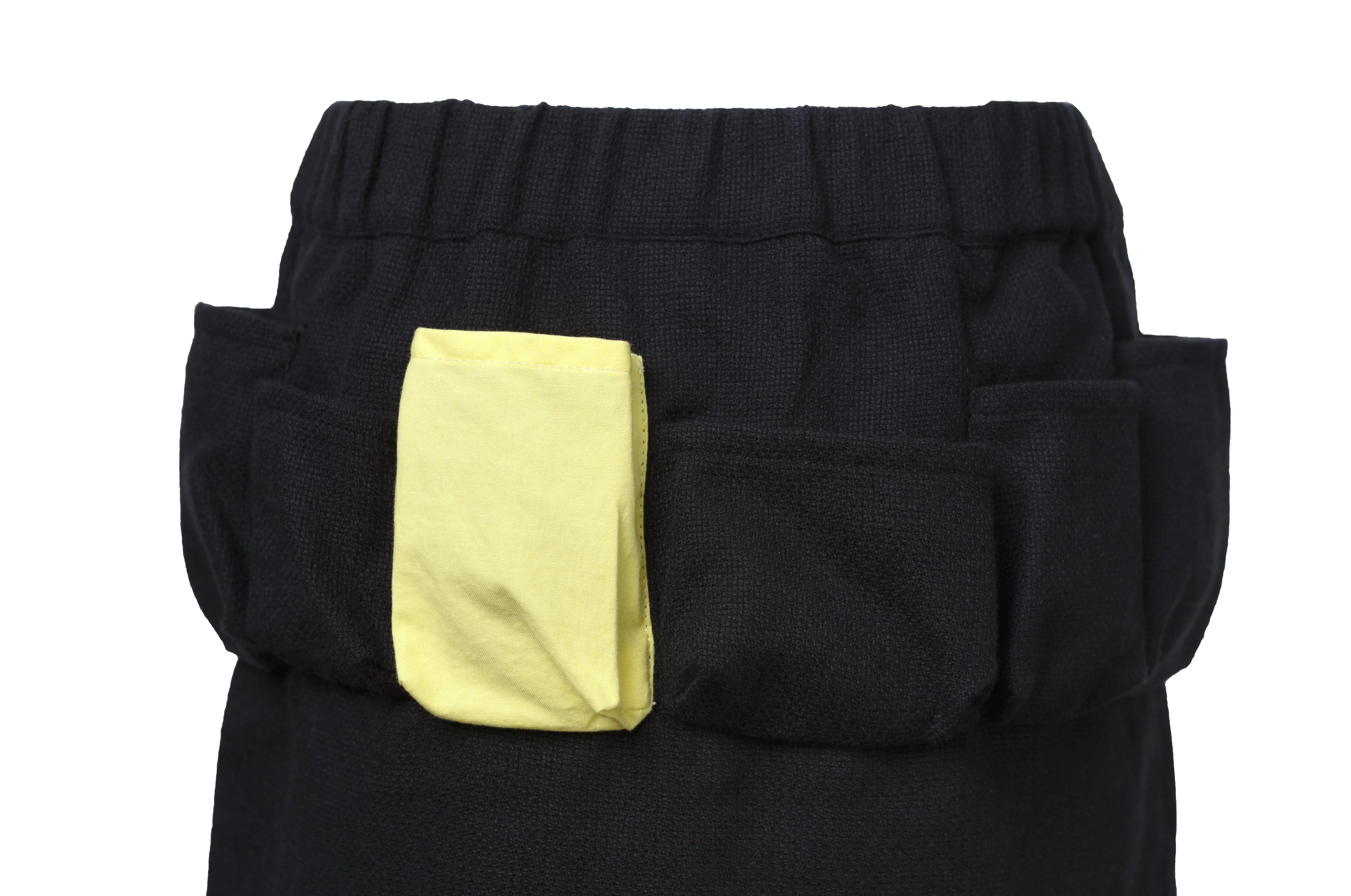 Close-up of the waistband and pockets of a Girls&