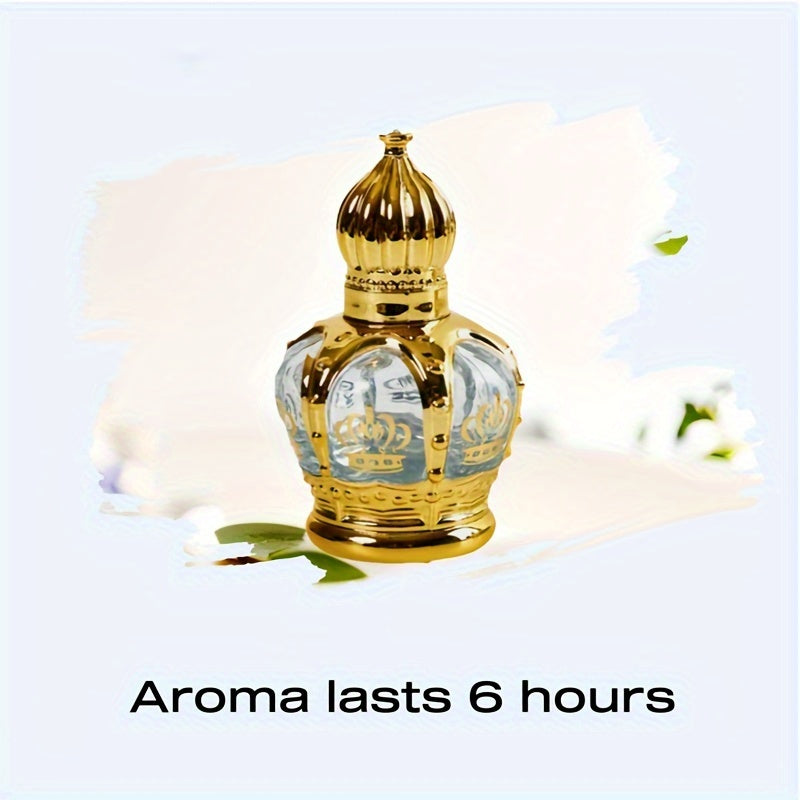 Roller Perfume Oil Long Lasting Floral Fragrance in elegant gold bottle for lasting aroma.