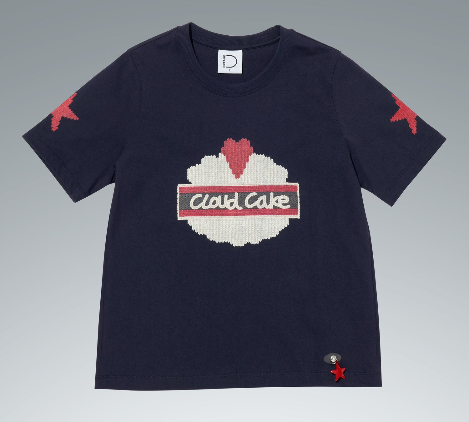 [DFRAME] Cloud Cake Star Sleeve Summer Pure Cotton Women&