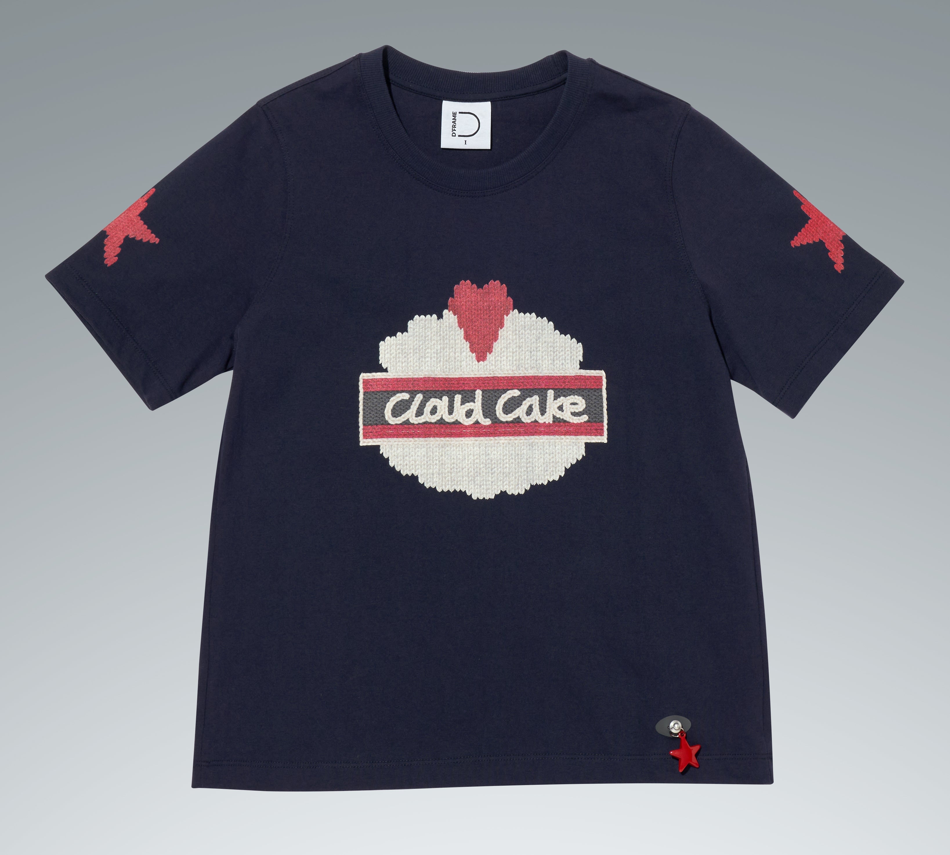 [DFRAME] Cloud Cake Star Sleeve Summer Pure Cotton Women&