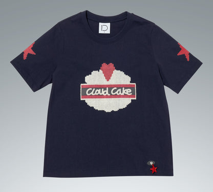 [DFRAME] Cloud Cake Star Sleeve Summer Pure Cotton Women&