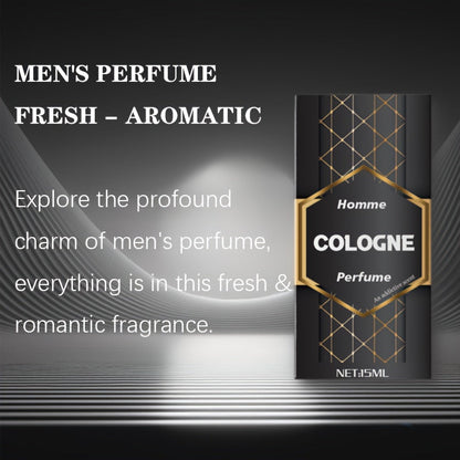NNETM Homme Cologne Fresh Aromatic Perfume Oil - 15ml bottle showcasing fresh aromatic scent for men.