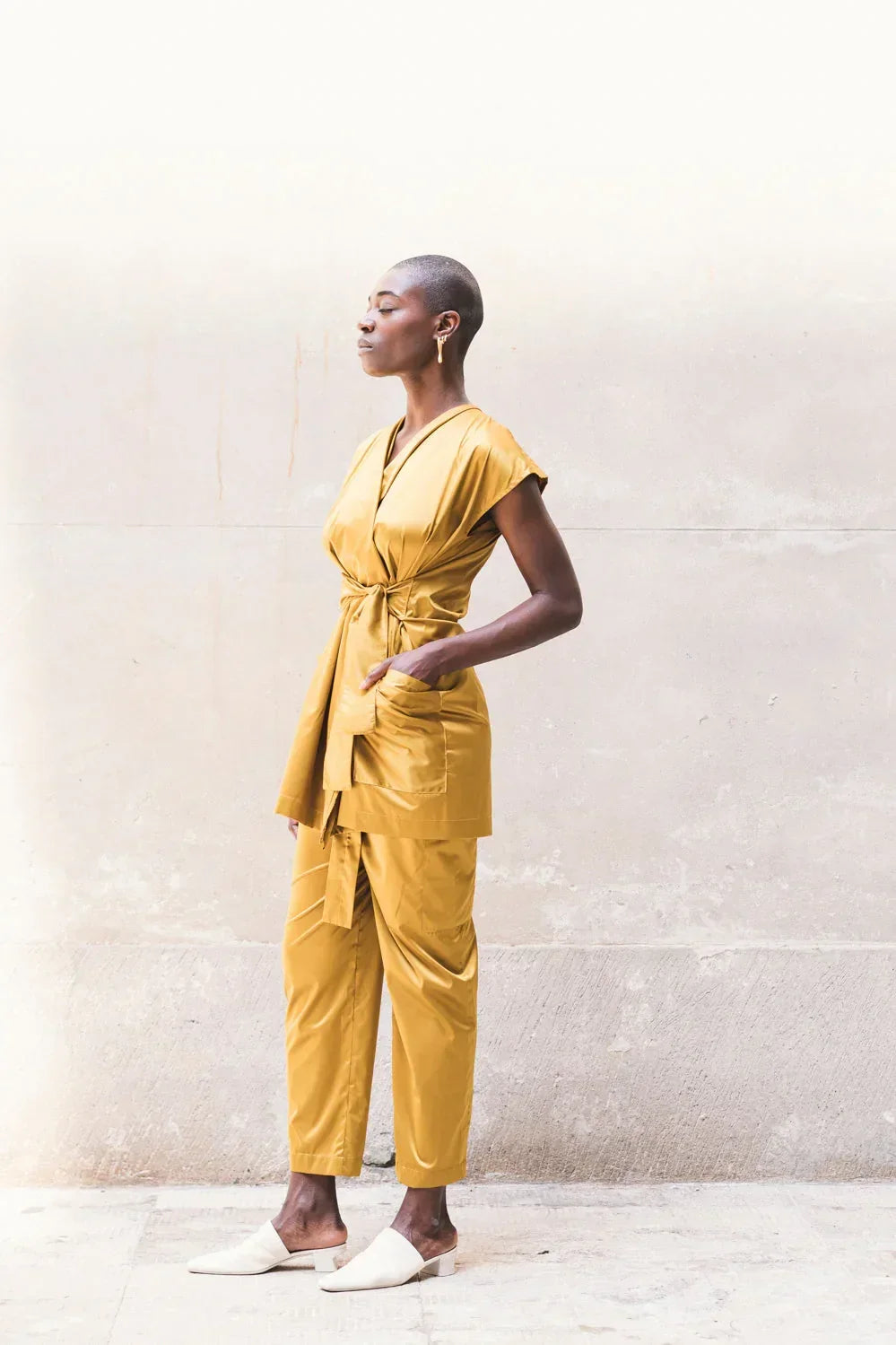 Adjustable Vest with Belt - Black/Olive/Ocra Newlife - Modz Designs