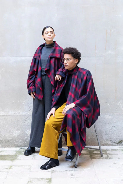 Soft Short Recycled Wool Trench Coat - Modz Designs