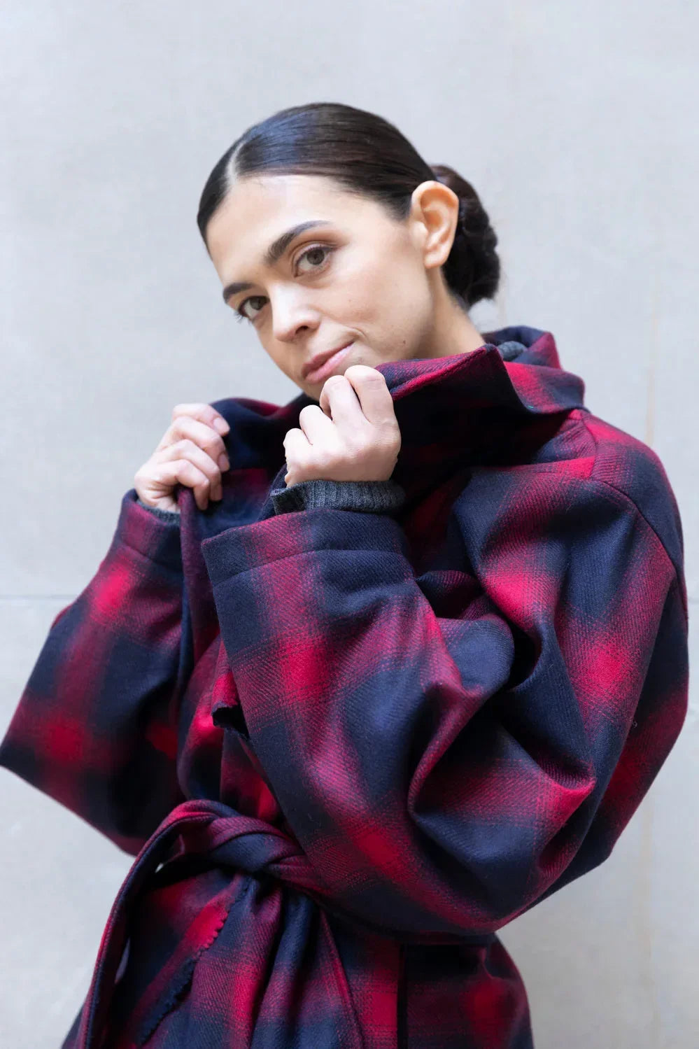 Soft Short Recycled Wool Trench Coat - Modz Designs