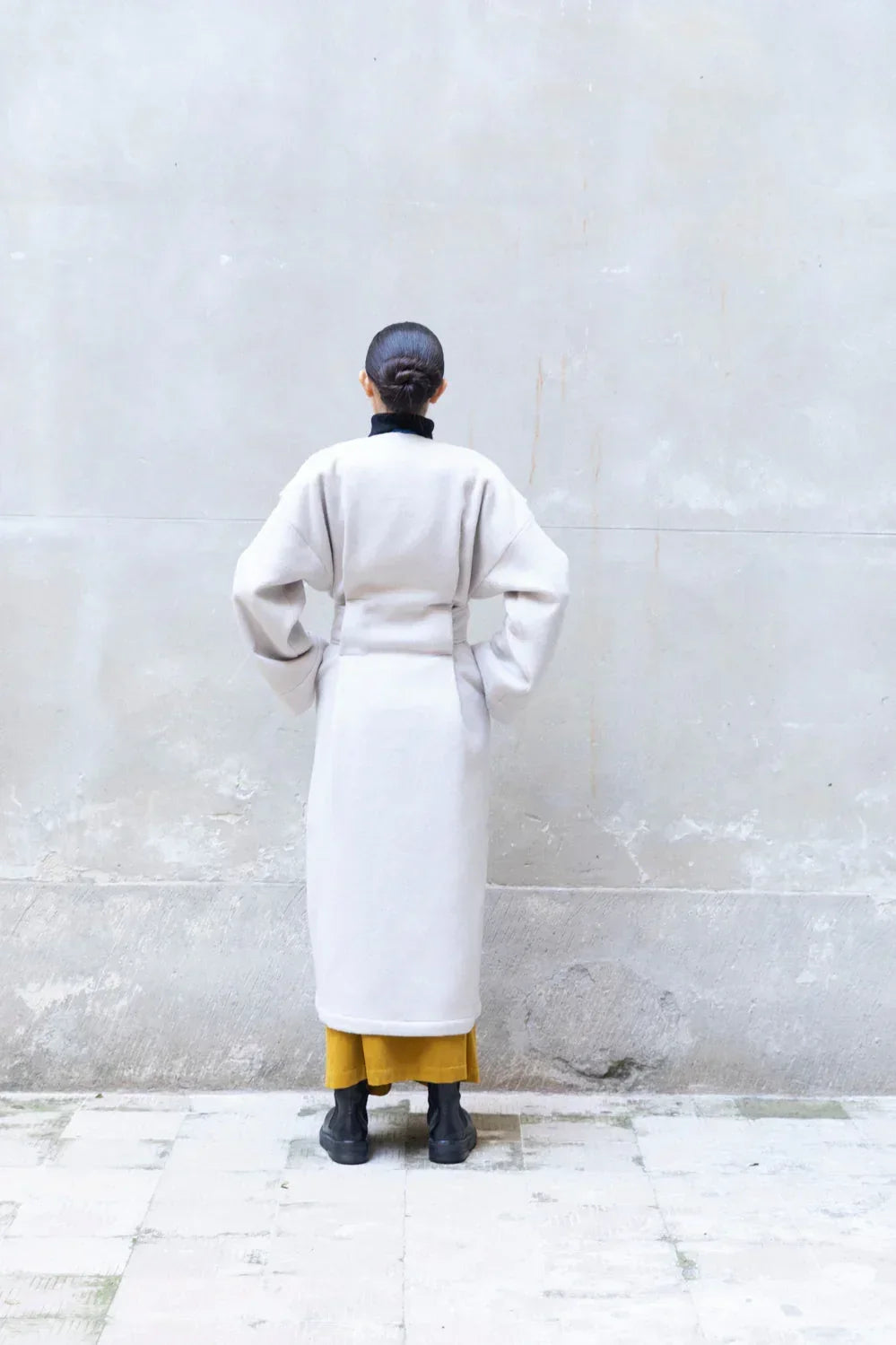 Recycled Wool Long Overcoat - Modz Designs