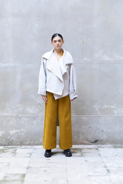 Soft Short Recycled Wool Trench Coat - Modz Designs