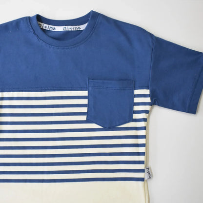 Classic Stripes Oversize Short Set