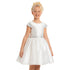 Girls Dress Pure Radiance Girls Formal Dress featuring elegant organza design and sparkling details for special occasions.