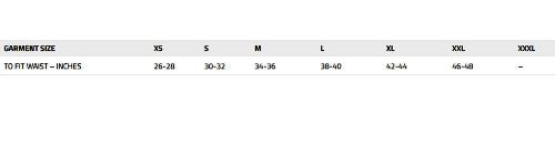 Mens Tuffstuff Extreme Work Trousers - 700 size chart showing waist measurements for XS to XXXL.