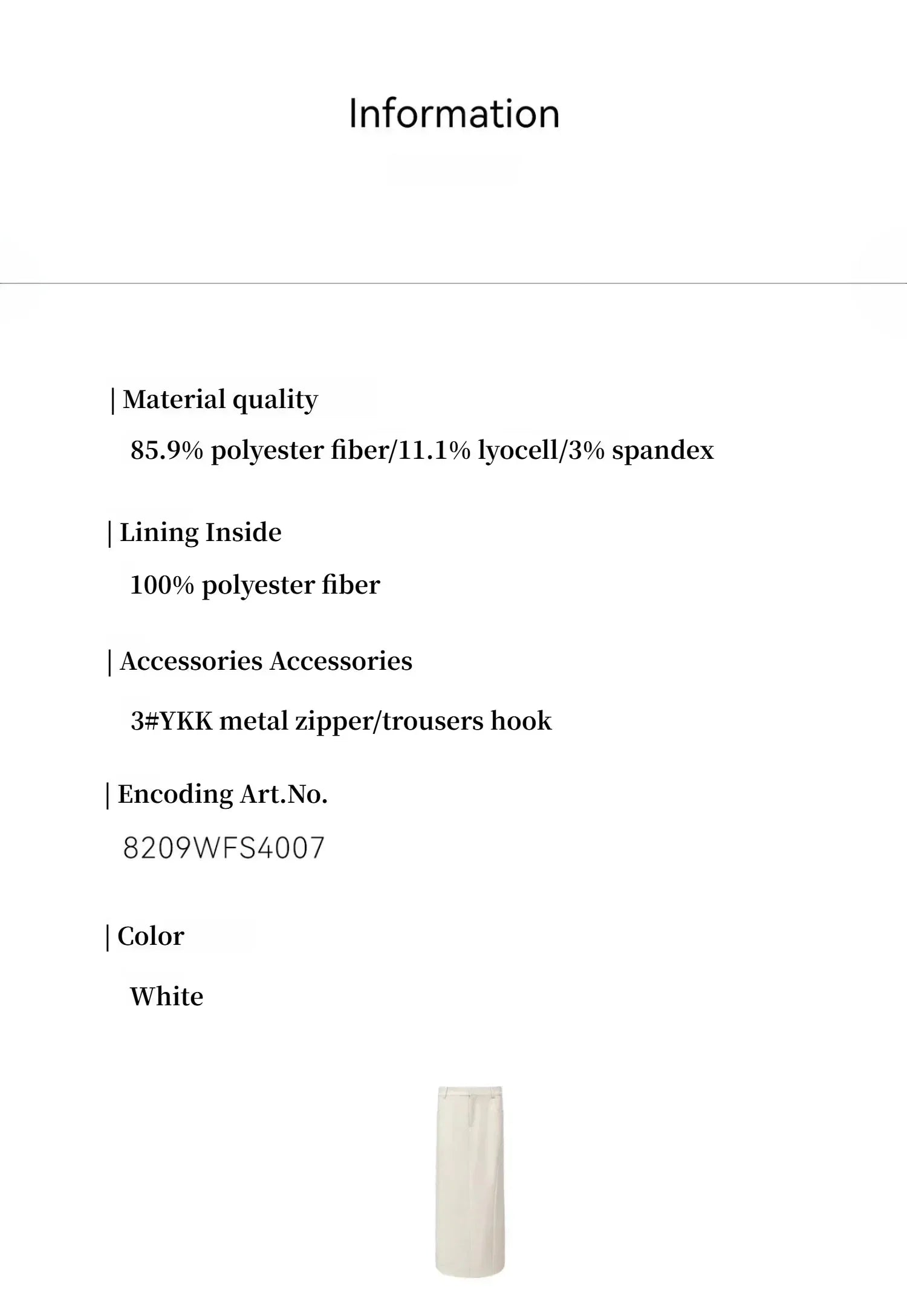 "Stobe" worsted low-waisted fashionable versatile suit retro neutral straight skirt - Modz Designs