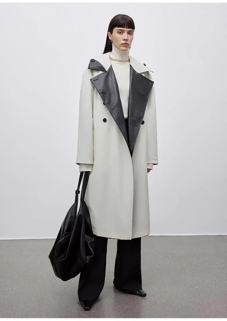 "Moonlight Essence" Machine Washable 48S Wool Pile Collar Bottoming Shirt Slim Fit Inner Knitted Sweater for Women - Modz Designs