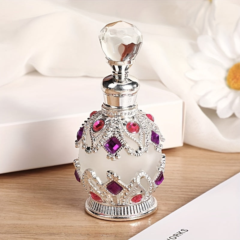 NNETM Luxury Dubai Floral Perfume Oil for Women in an elegant jeweled bottle design.