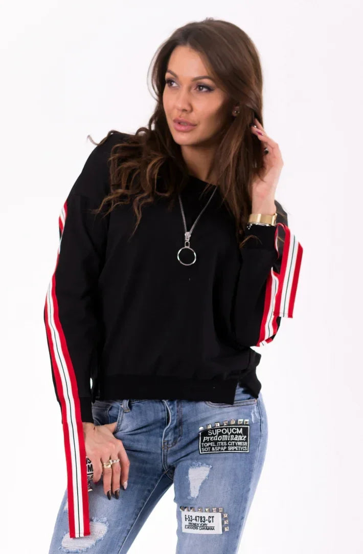 BLOUSE- BLACK 46027-2 - Modz Designs