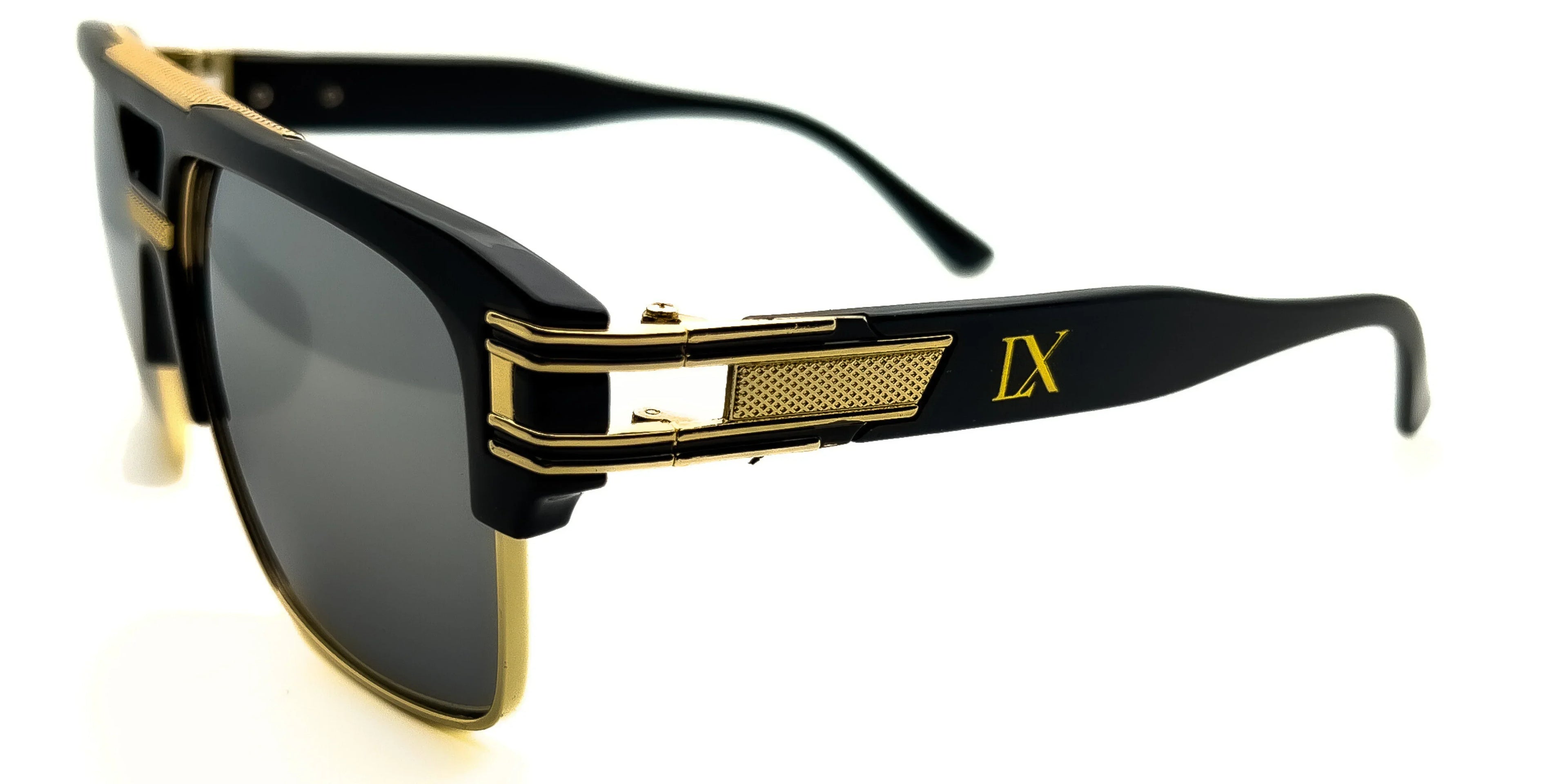 LUXURIANT™ SUNGLASSES - CAPITALS (Mirrored Black) - Modz Designs
