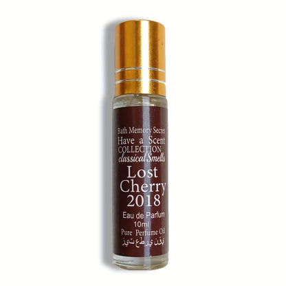 Long-Lasting Lost Roll-On Perfume Oil for Women in Lost Cherry 2018 scent, 10ml bottle.