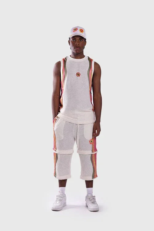 7eventies Crochet Knit Sleeveless Vest - Modz Designs