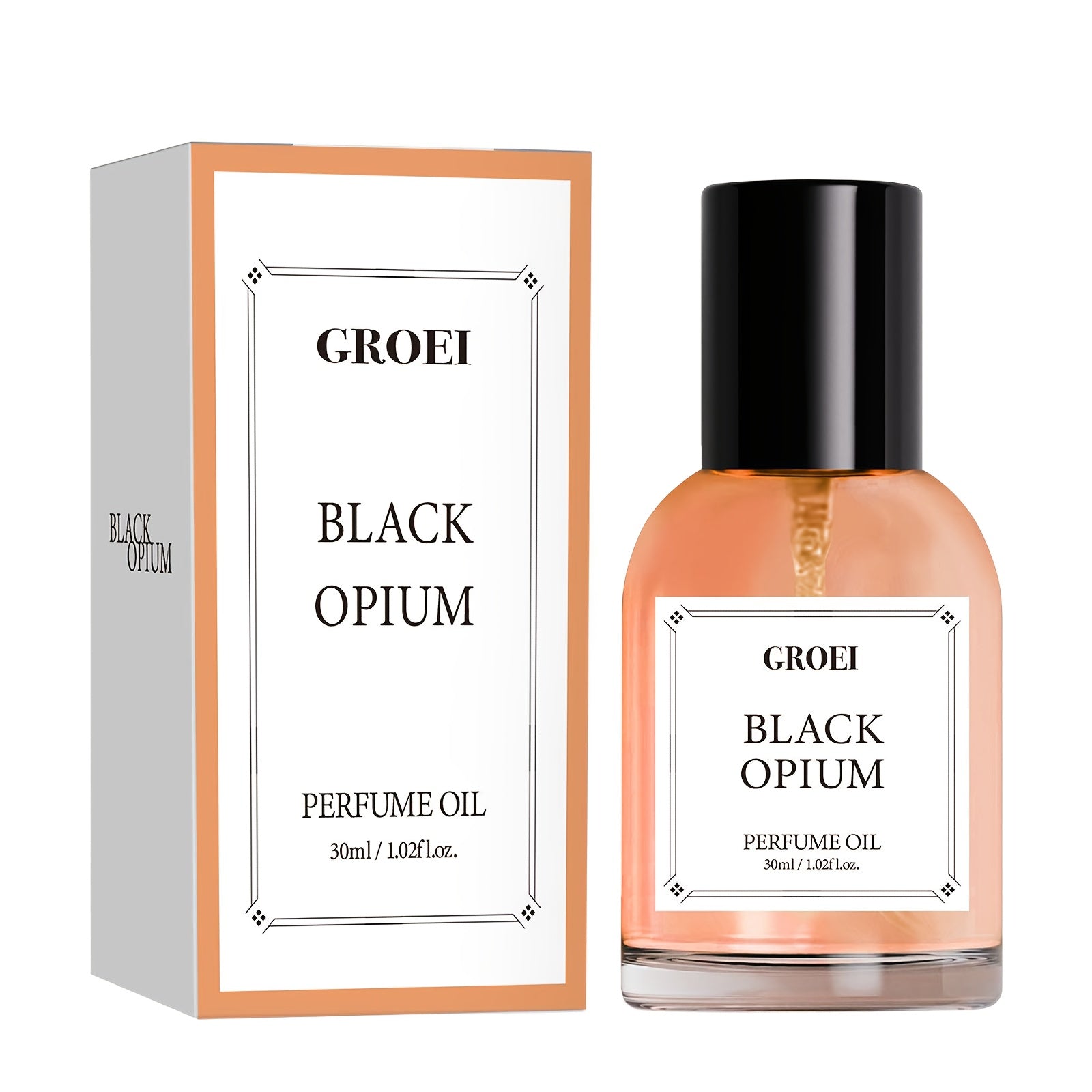 Black Opium Perfume Oil for Women in a 30ml bottle with elegant packaging for floral scent lovers.