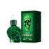 Forbidden Land Perfume Oil for Men in green skull bottle with box, 30ml, woody scent.