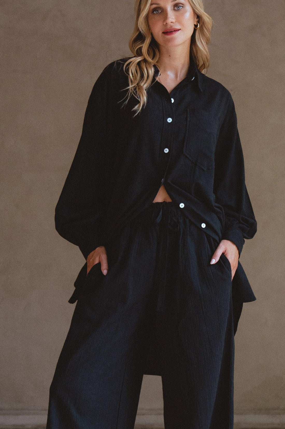 Calin Wide Leg Linen Pants (Sale) - Modz Designs