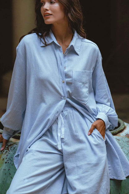 Calin Wide Leg Linen Pants (Sale) - Modz Designs