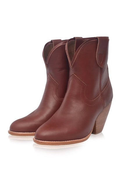 Charro Cowboy Leather Boots - Modz Designs