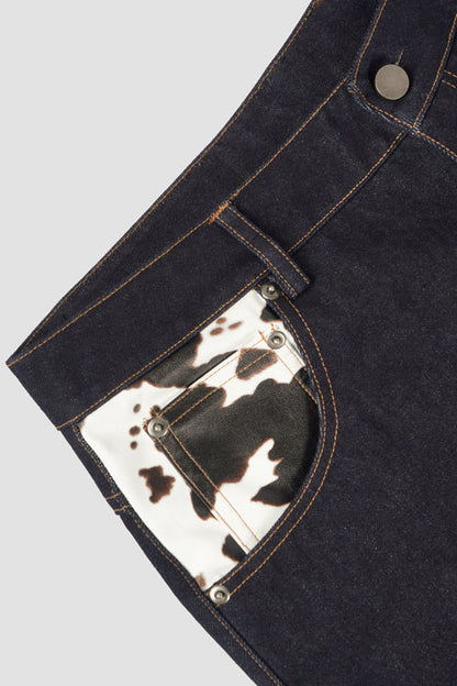 Cow Pocket Denim Jeans - Modz Designs