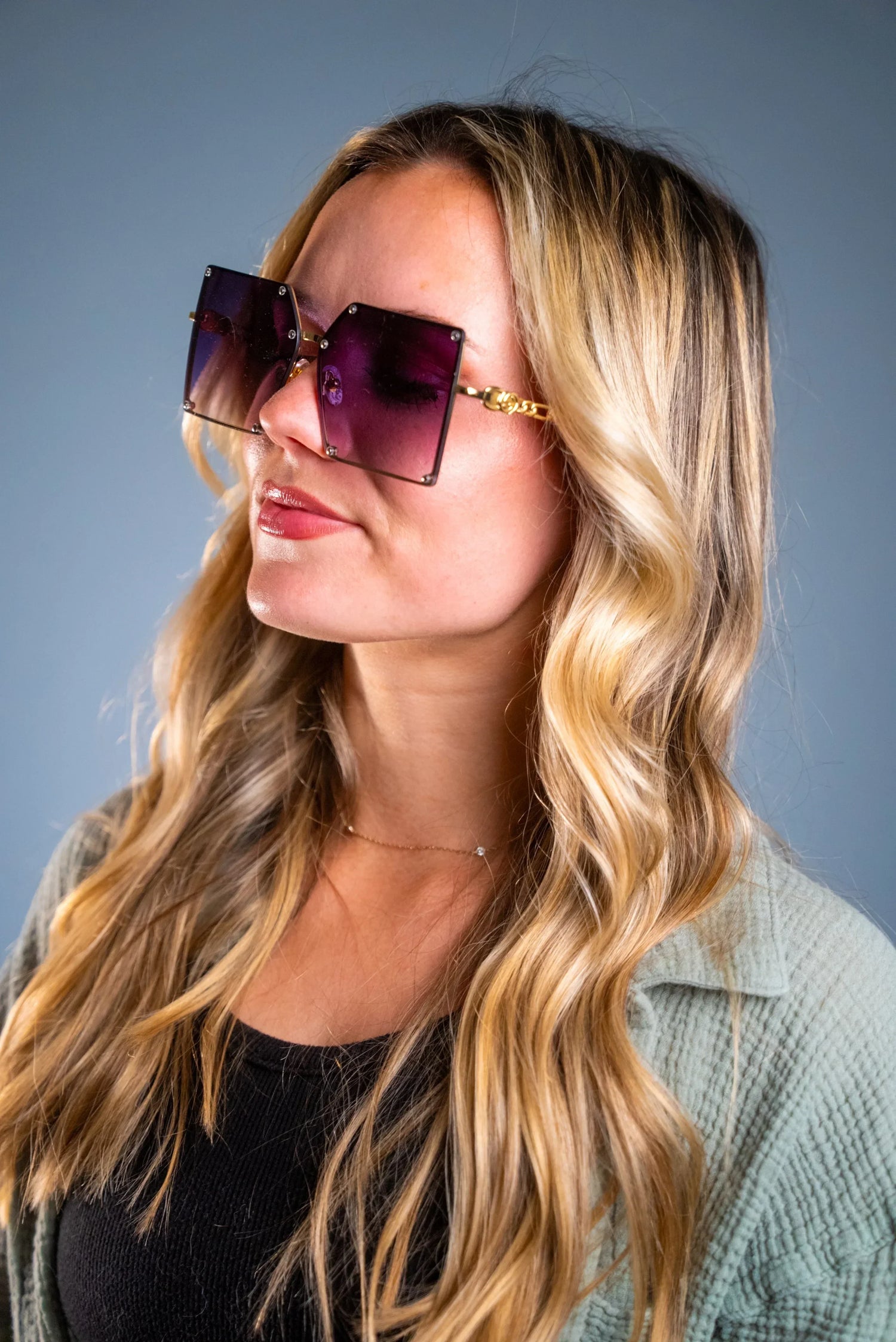 LADYBOSS SUNGLASSES - ELEVATIONS (Violet) - Modz Designs