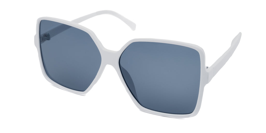 LADYBOSS SUNGLASSES - GLAMOURS (White)