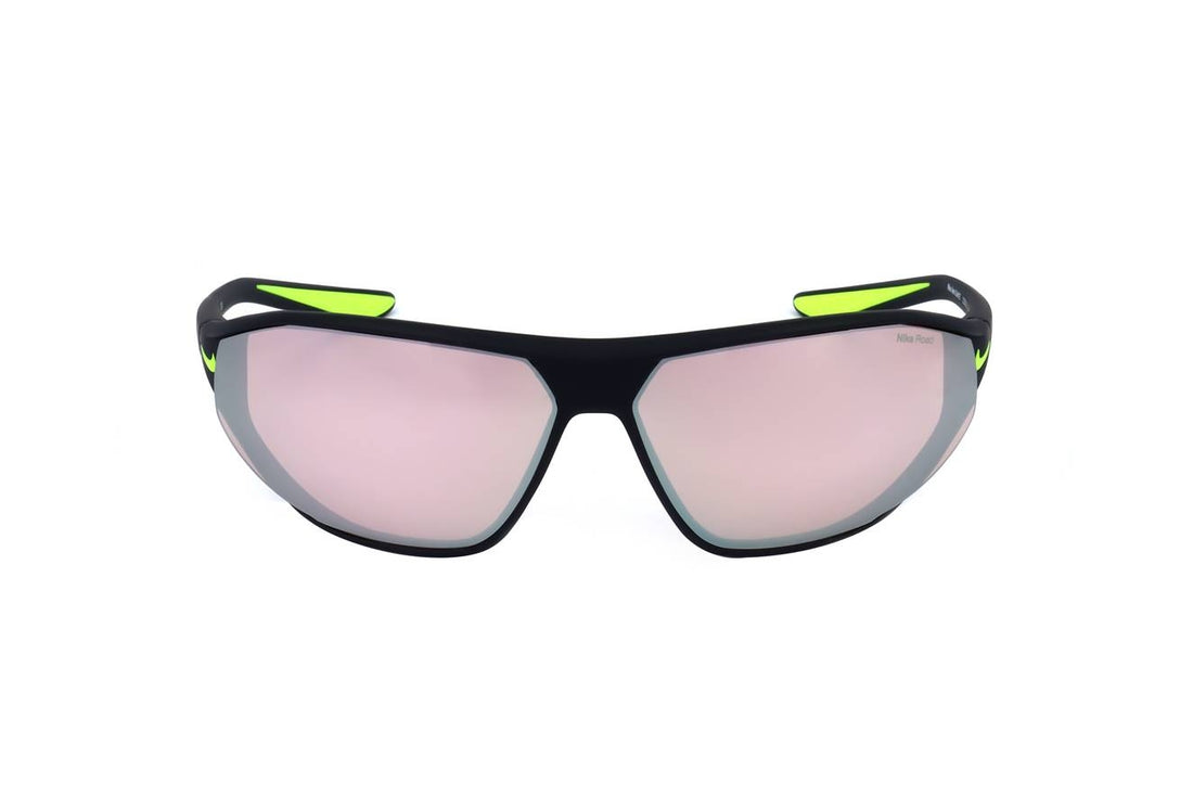 NIKE SUNGLASSES Mod. AERO SWIFT MATTE BLACK ROAD CHROME