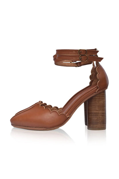 Flamingo Leather Heels - Modz Designs