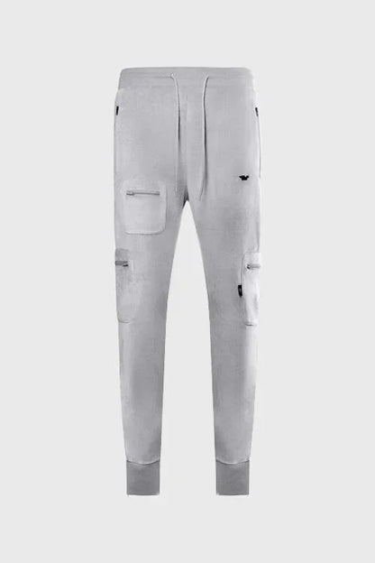 Metal Logo Velour Flared Sweatpants - Modz Designs