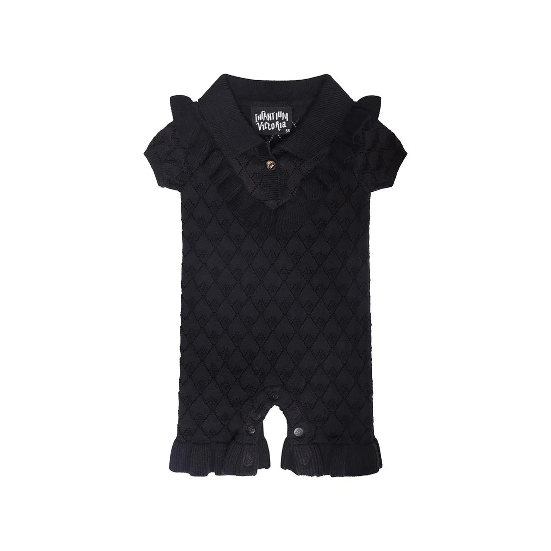 Black Baby Knitted Onesie